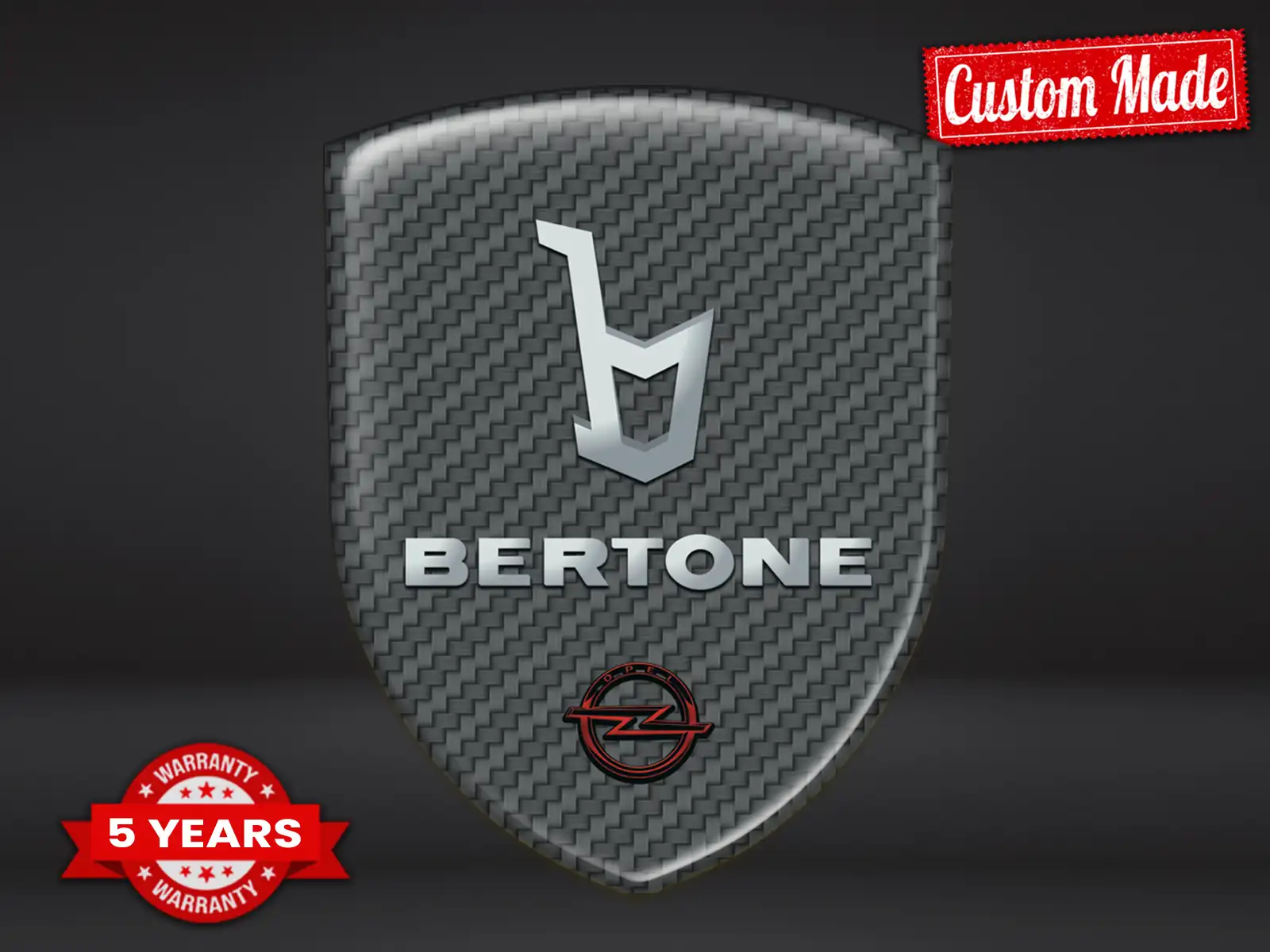Bertone Autoembleme Robust Hochwertig Professionell